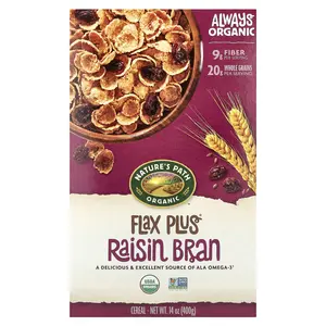 Nature's Path Organic, Flax Plus Cereal, Raisin Bran, 14 oz (400 g) Nature's Path Organic, Flax Plus Cereal, Raisin Bran, 14 oz (400 g)