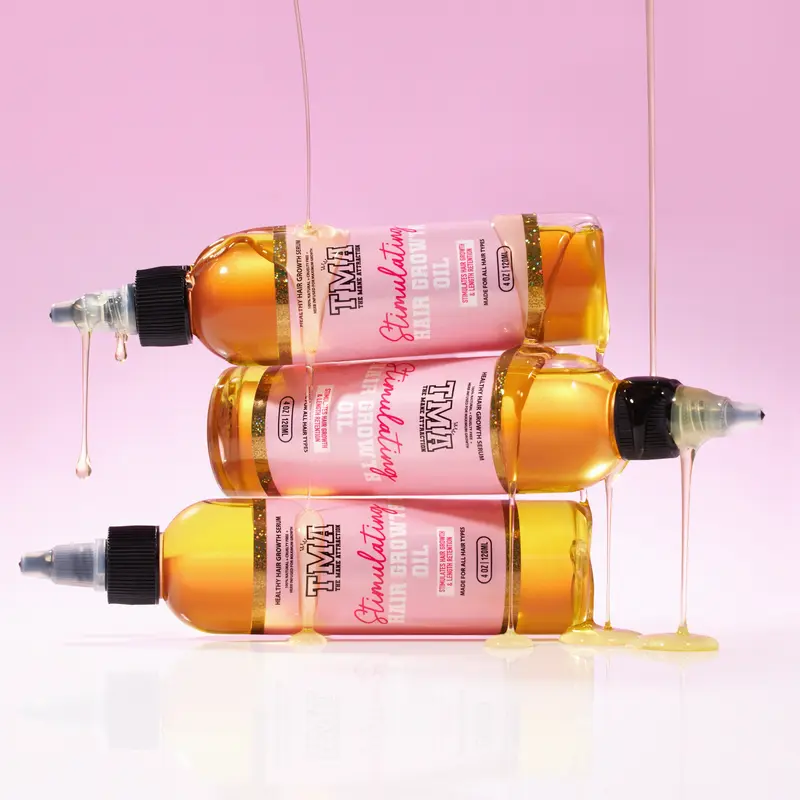 Jumbo Stimulating Hair Growth Oil 3-In-1 Bundle 3 Bottles 4oz, Each Natural Oils & Herbs for Thicker Longer Hair Daily Haircare