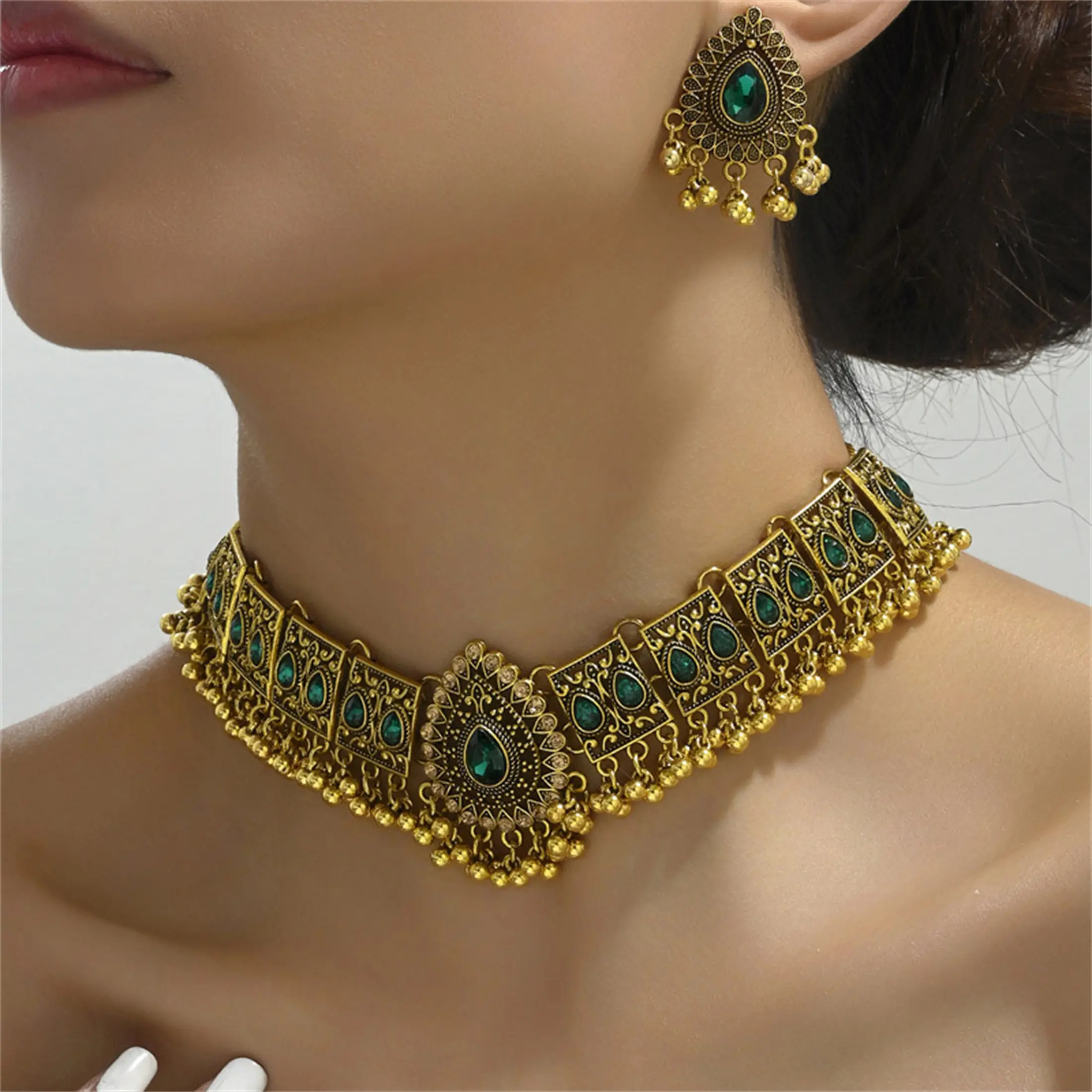 3 Stylish Vintage Bohemian Necklaces And Earrings, Versatile Accessories For Birthdays, Anniversaries And Graduation Christmas Gifts