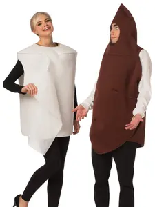 Poop and Toilet Paper Couples Halloween Costume