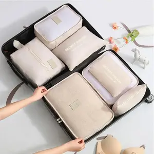 Cubes for Travel, 7 Set Travel Packing Cubes for Suitcases Lightweight Travel Essential Bag with Toiletries Bag for Clothes Shoes Cosmetics Toiletries Travel Luggage Organizer