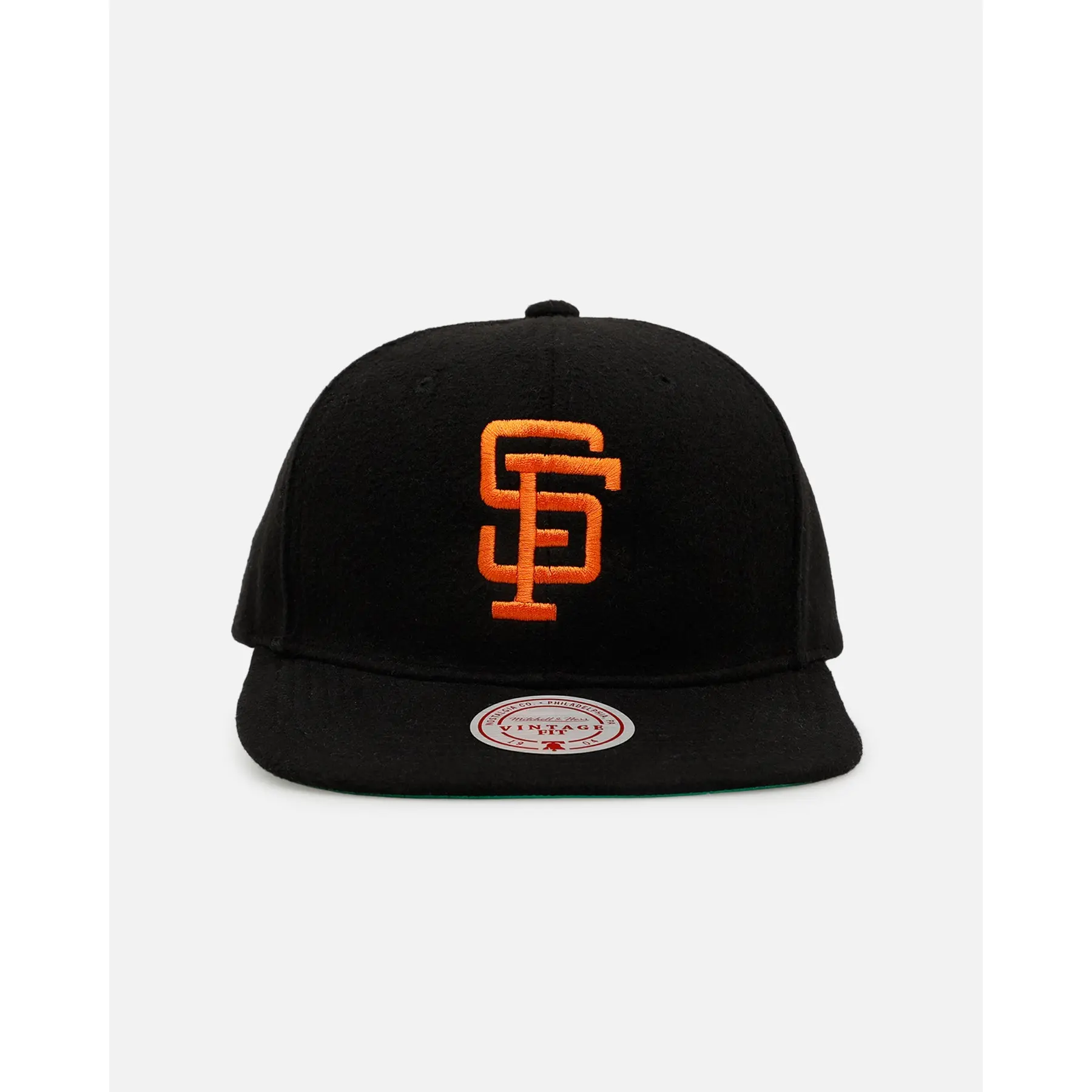 Mitchell & Ness San Francisco Giants 'Vintage Baseball' Vintage Fit Strapback Black
