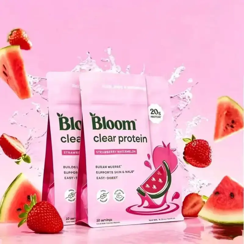 Nutrition Clear Protein - Clear Whey + Collagen Protein Blend | 20g Protein, 90 Calories, 0g Sugar, Light & Refreshing Fruity Drink | Protein for Women&contains dairy