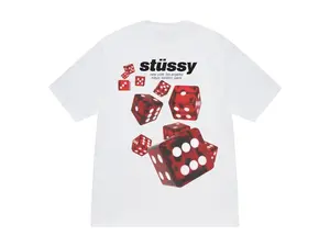 Stussy Rollers Tee White (men) by StockX