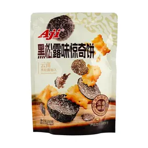 AJI Aji Indonesia Black Truffle Crispy Crackers 200g - Gourmet Snack for Foodies