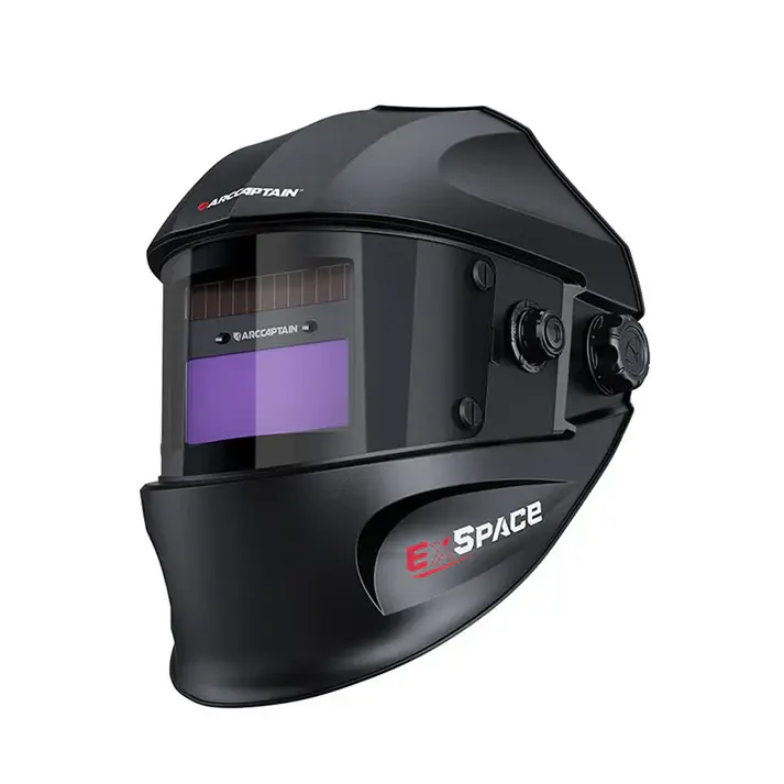 Arccaptain True Color Auto Darkening Welding Helmet with Upgraded Arc Sensor, 1/1/1/1 Top Optical Clarity Solar Power Welding Hood, 1/25000s Response Time, 4/9-13 for TIG MIG ARC Welding Mask fathersdaygift