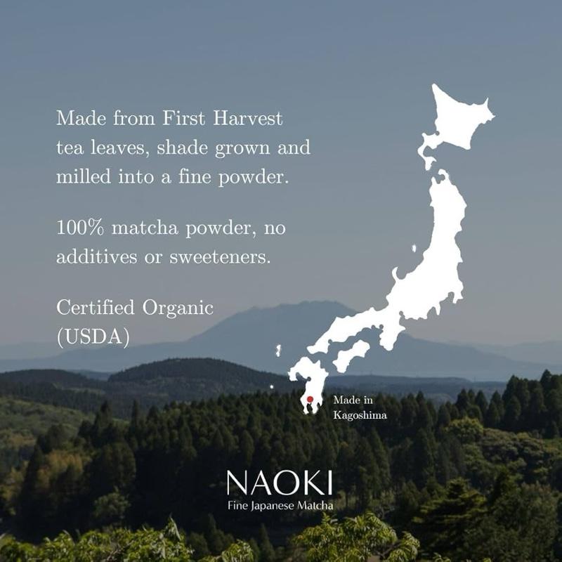 Naoki Matcha Superior Ceremonial Blend - Authentic Japanese First Harvest Ceremonial Grade Matcha Green Tea Powder from Uji Kyoto 40g 1.4oz