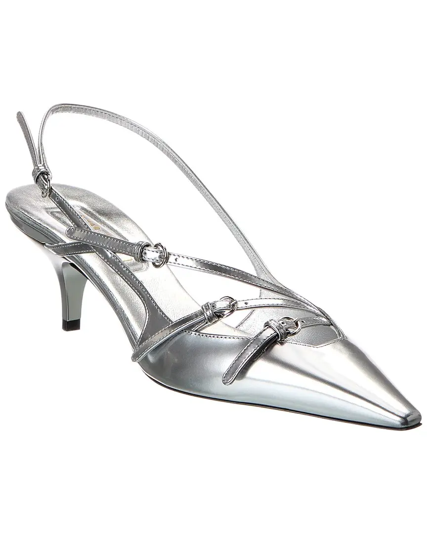 Miu Miu Leather Slingback Pump