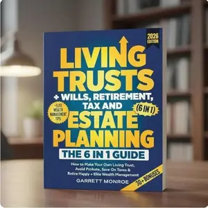 Living Trusts + Wills, Retirement, Tax & Estate Planning - The 6-in-1 Guide: How to Make Your Own Living Trust, Avoid Probate, Save On Taxes & Retire Happy + Elite Wealth Management (Wealth Strategy)