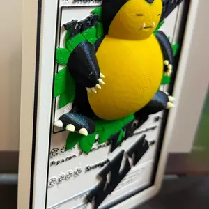 Snorlax Thick Jumbo 3d Art Card