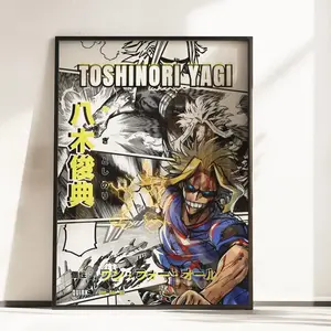 All Might United States of Smash Poster MHA Anime Art Print All Sizes