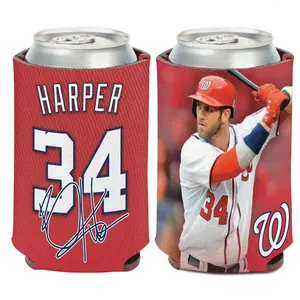 Washington Nationals Can Cooler 12 Oz. Bryce Harper Koozie