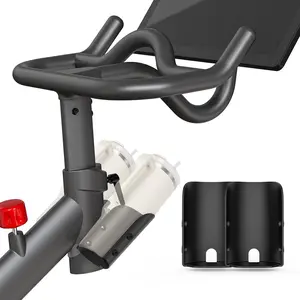 Larger Water Bottle Holder for Peloton , Large Capacity  Cup Holder Replacement, Pack of 2 (NOT Compatible with Peloton +) - Grey