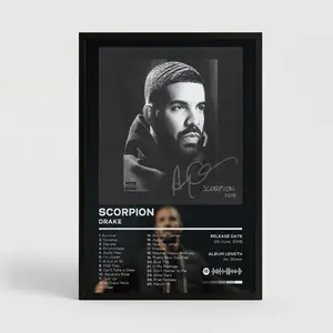 Drake Album Posters Wall Art Poster, Album Gift Prints