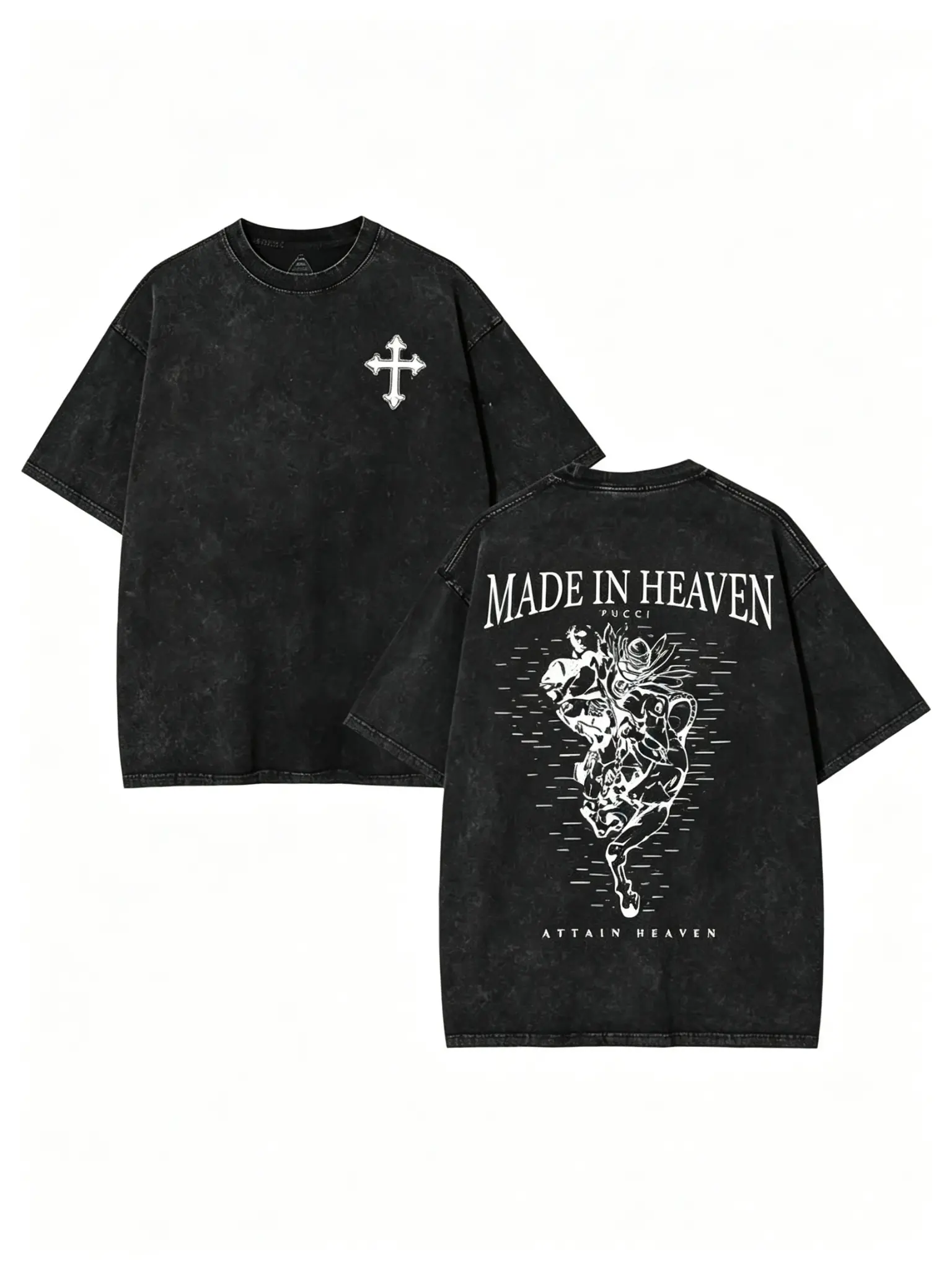 JoJo's Bizarre Adventure Made in Heaven Graphic Tee Final Stand Power Shirt Retro Anime JoJo Fan Must-Have outkast mens shirts 90s graphic tees Vintage Snowman Chill Out T-shirt vintage style top t-shirt casual menswear fathersdaygift Oversized Streetwear