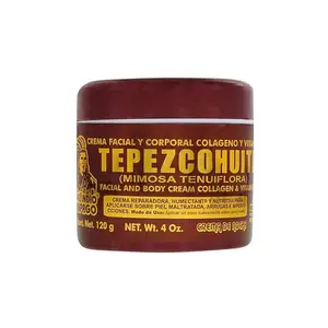 Jumbo Size 4 Oz Del Indio Papago Tepezcohuite Night Cream Moisturizer - Reduces Wrinkles and Renews Skin Skincare Acne Hypoallergenic