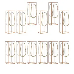 Pack of 12 Multipurpose Clear Plastic Gift Boxes For Luxurious Presentation