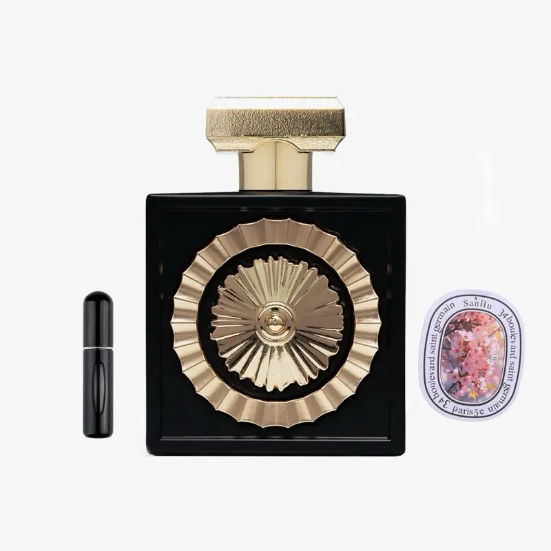 Lattafa Nebras Unisex Eau de Parfum Spray - 3.4 oz Aromatic Citrusy Fragrance with Citrus (Mandarin Orange), Red Berries Top Notes, Ambery Vanilla, Cacao Rose, Warm Vanilla Sugar Musk Drydown, 5ML Refillable Liquid Bottle, Scented Card, Daily Wear Cologne