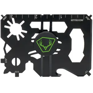 HME - 20-In-1 Wallet Multi Tool - Black