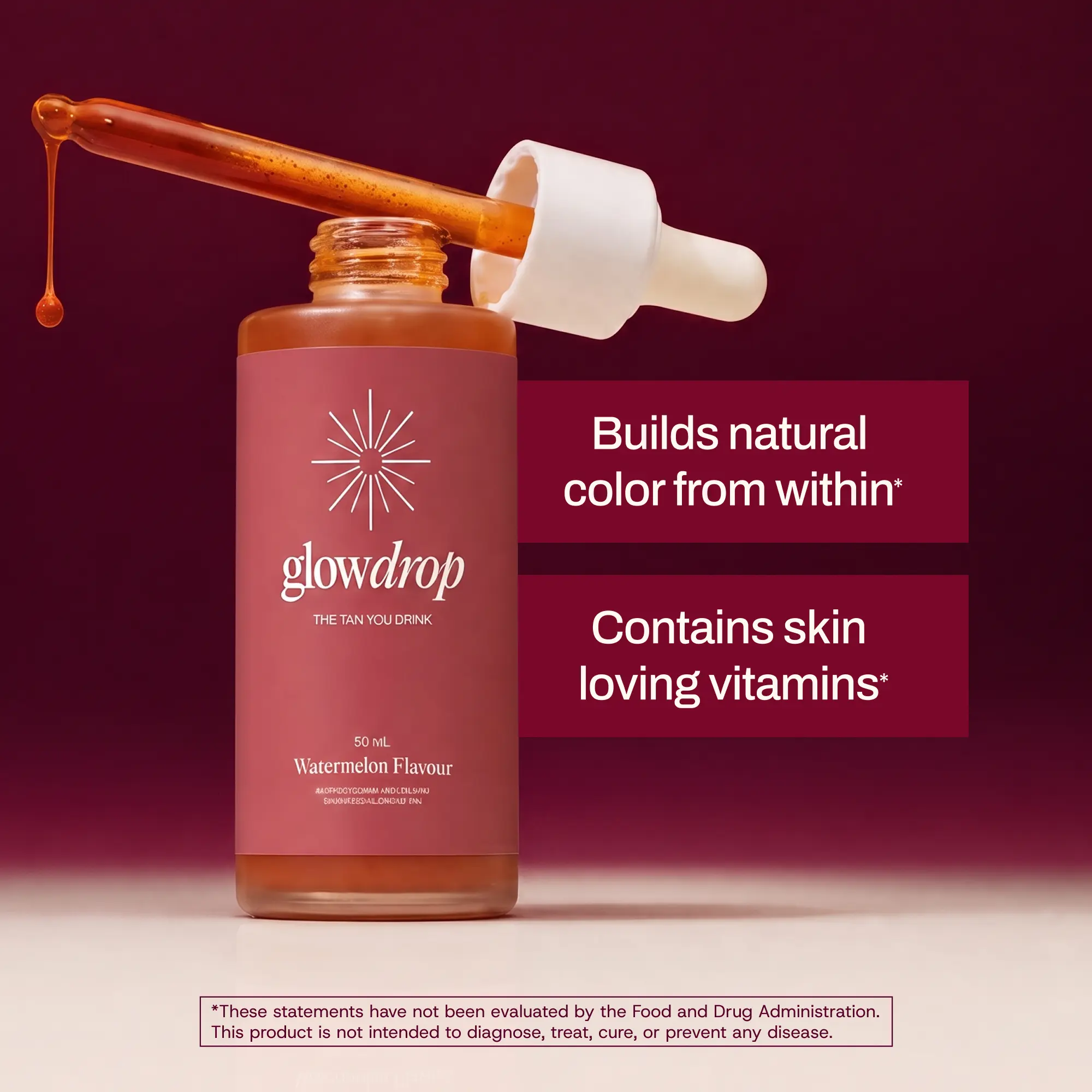 GlowDrop - Oral Tanning Drops - Drink Your Tan - Sunless Tanning Drops