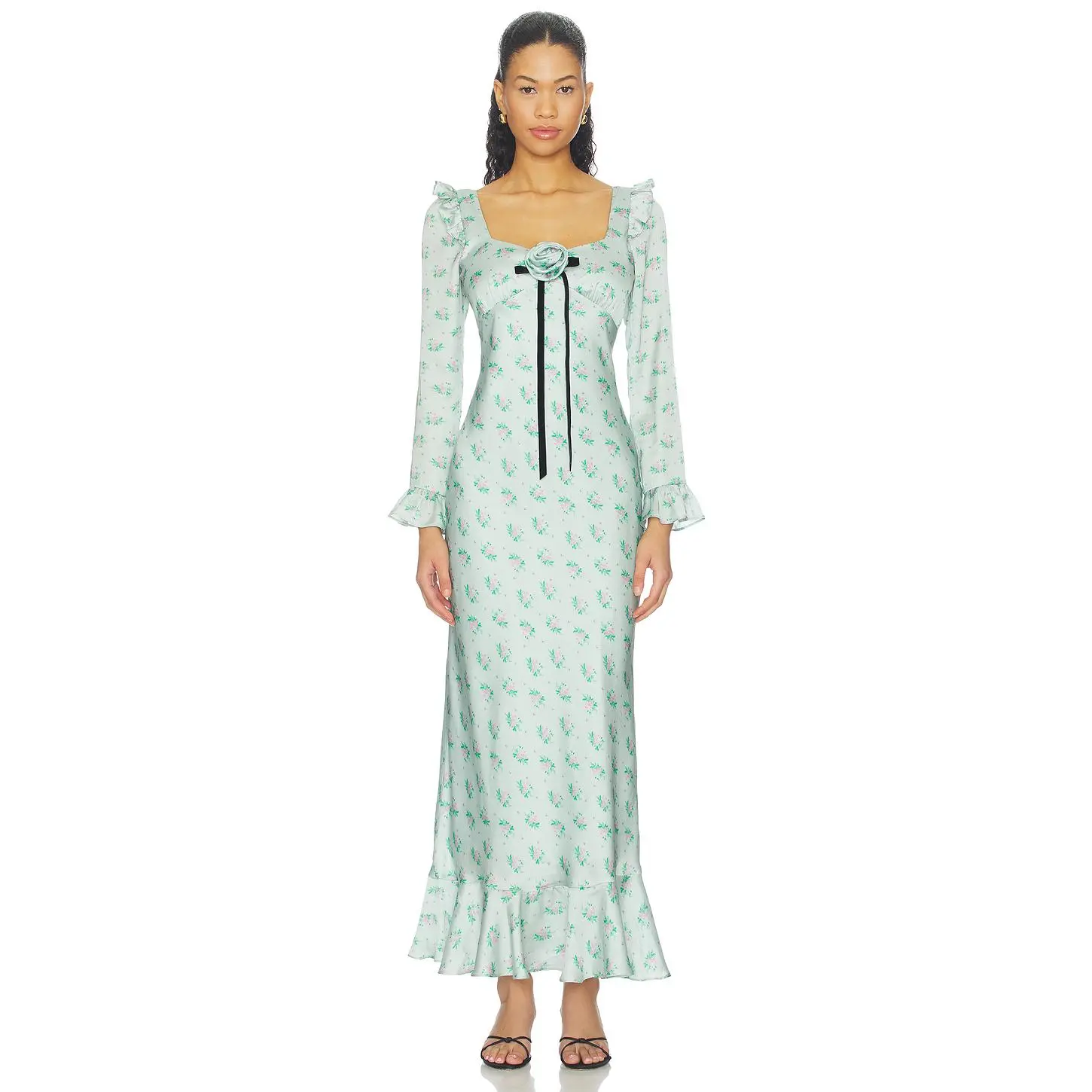 Maude Club Florence Dress in Mint Multi