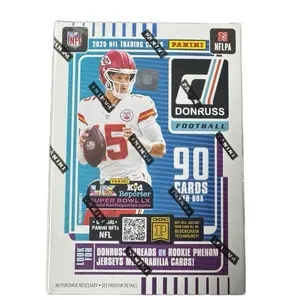 Donruss 2025 NFL Trading Cards Box - 90 Cards Including Threads Rookie Phenom & Jersey Memorabilia Cards