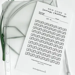 New home savings trackers savings