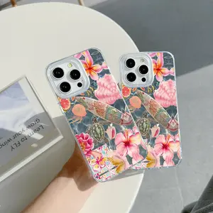 Surfboard Turtle Shell Design iPhone 16/15/14/13/12/11 Plus Pro Max Case, Creative Shockproof Ultra-Thin Phone Case, Unique Gift for Friends and Family