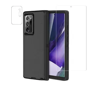 Entronix Bundle Compatible with Galaxy Note 10 Plus - Heavy Duty Case & 1 Clear Screen Protector Cover Protection