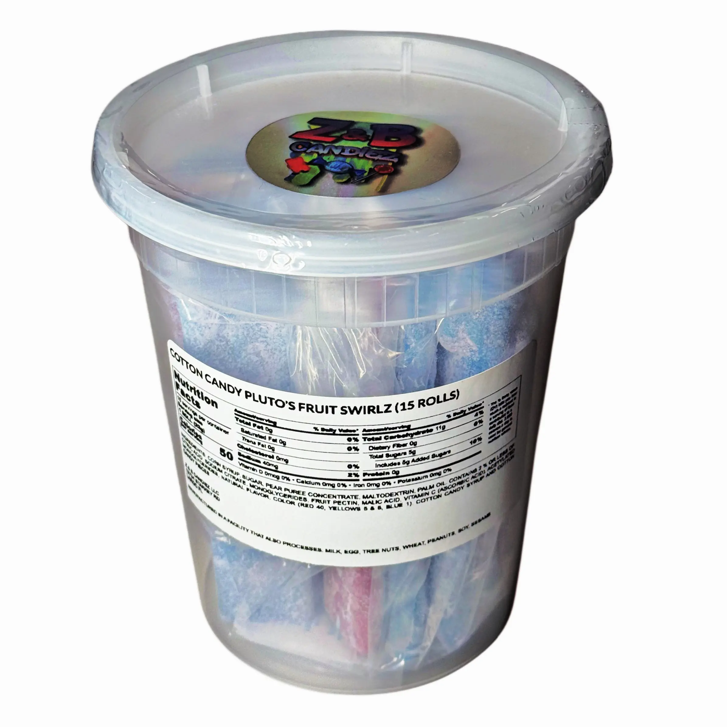 COTTON CANDY COATED ROLL UP'S (15 COUNT)