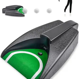 Automatic Golf Ball Return Pusher Device, Indoor Practice Hole, Home Office Garden Party Use, Electric Golf Ball Retriever, Gravity Sensor