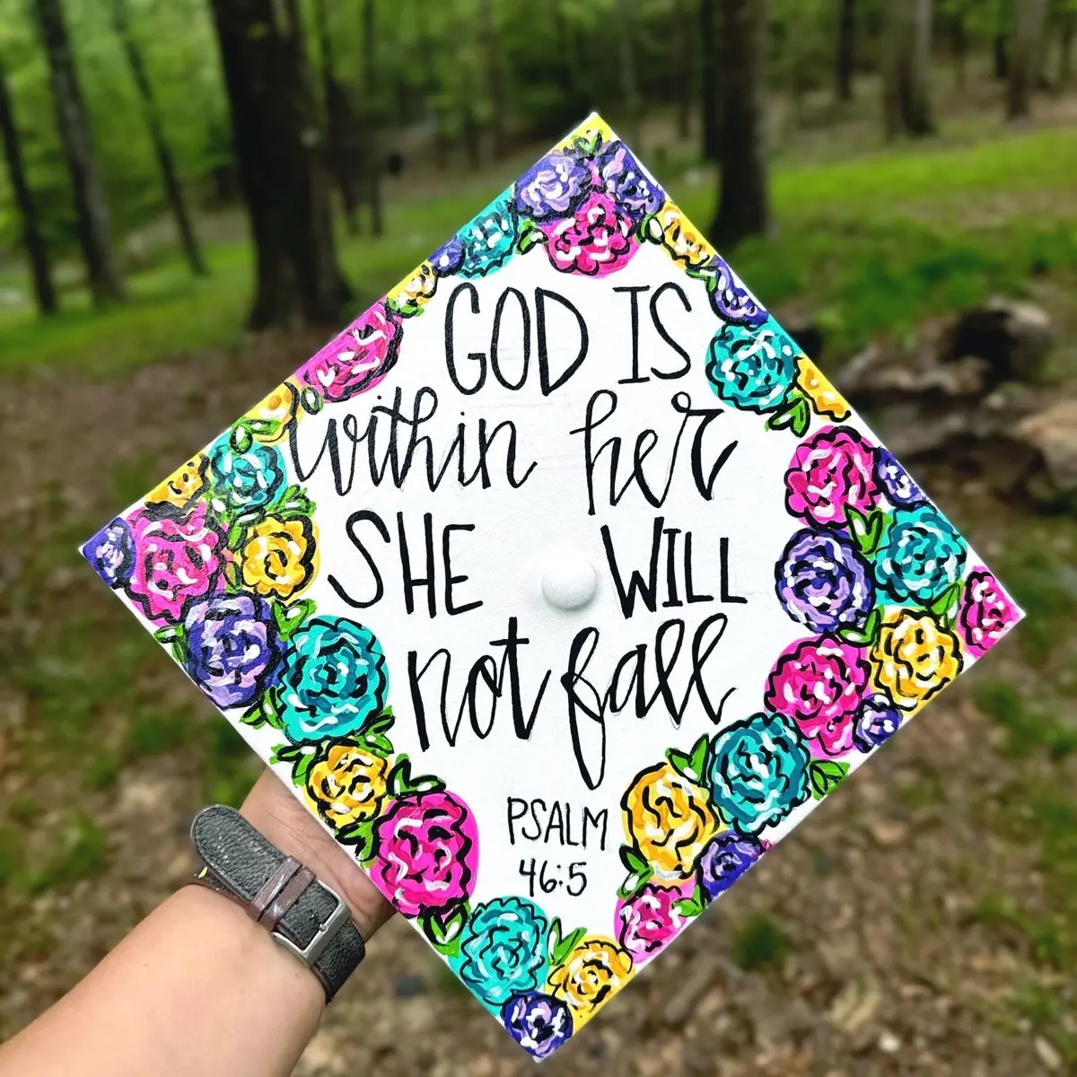 Graduation cap topper