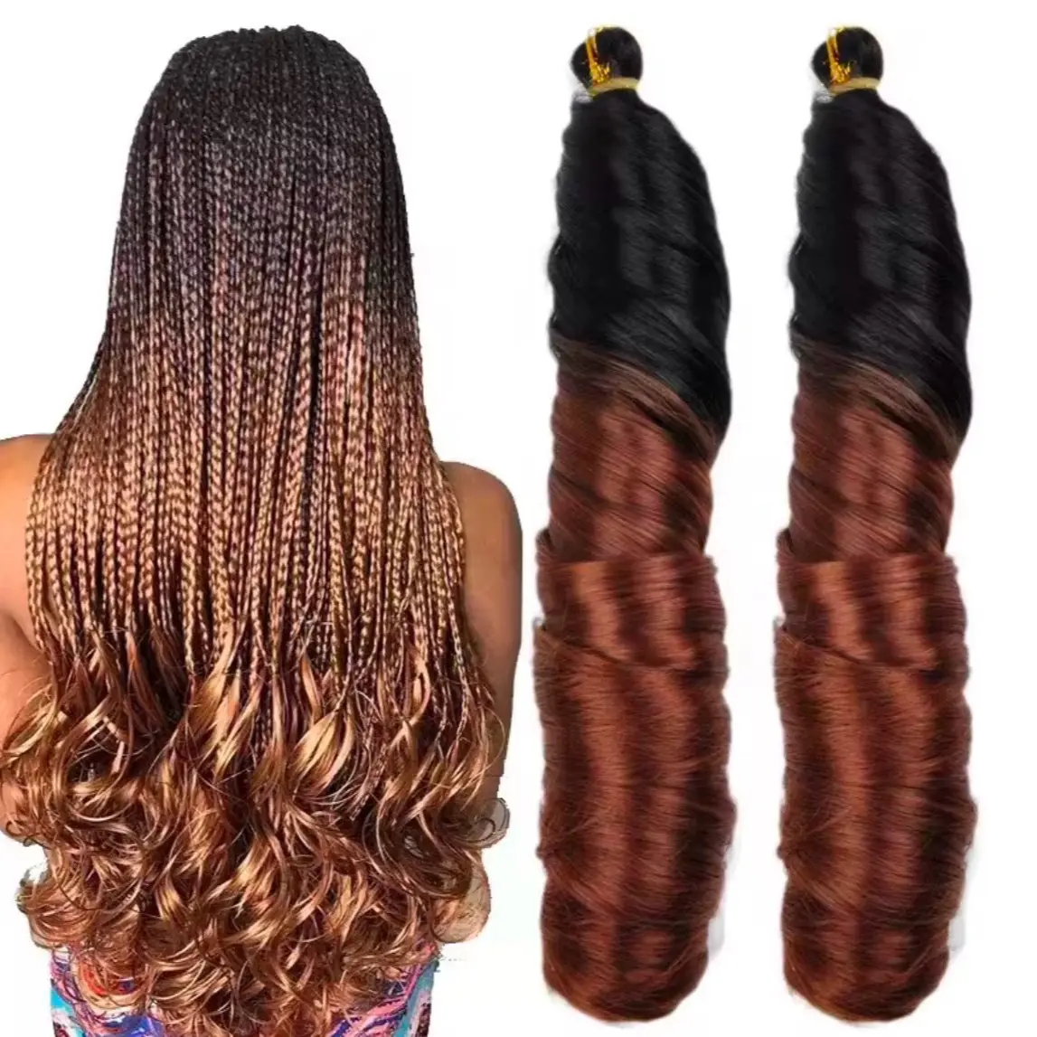 French curls (spiral) 4packs 50g
