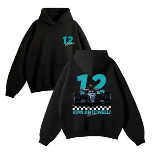 Kimi Antonelli 2 Sides Shirt Hoodie, Kimi Antonelli Rising Star Apparel, Motor Racing Shirt, Gift For Antonelli Fans