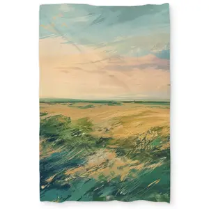 MWW C1DCTSW0KZGTRG Evening in the Field Beige Twin Size Duvet Cover - Home Decor Essential