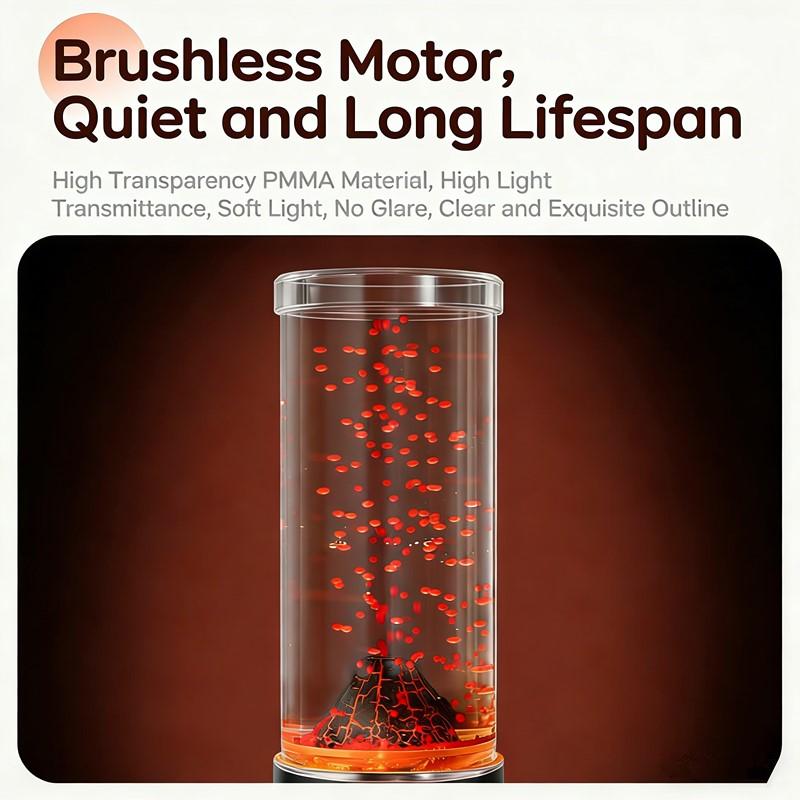 Aquarium Light Jellyfish Small Fish Volcano 3 Options RGB LED Remote Control Fish Tank Decorator Night Light Aquarium Decoration Pet Gift