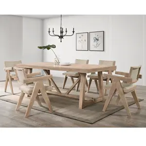 Raquel Rectangular Dining Table, Driftwood