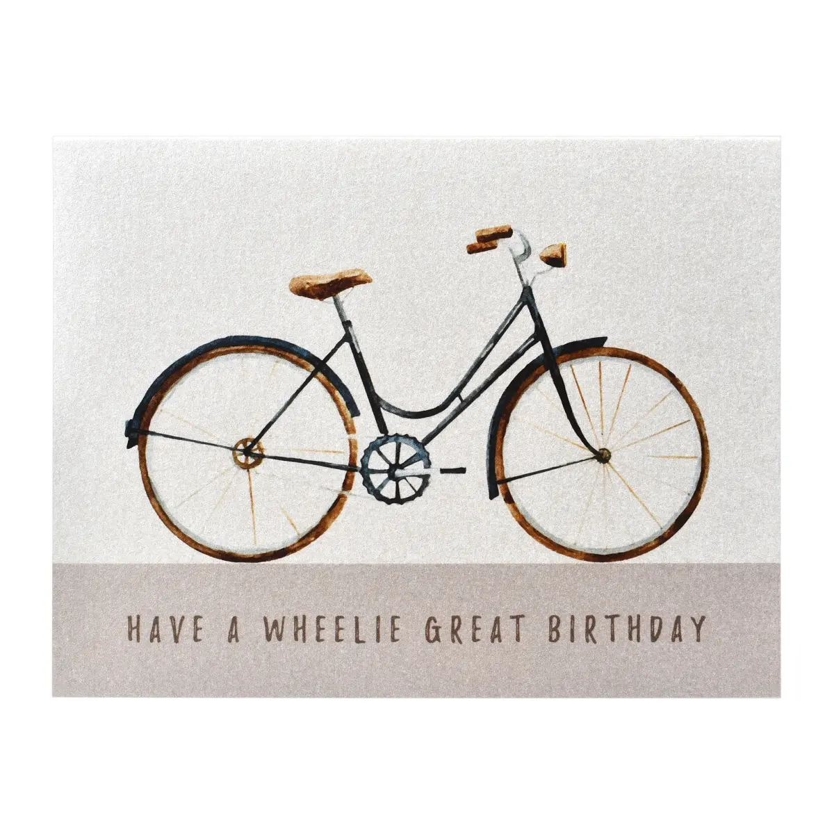212 MAIN 216-Pack Radiant Pearl Cardstock Greeting Cards, 5.5x4.25 in, Happy Birthday Custom Message Cards with Bike Design, Custom Message Card