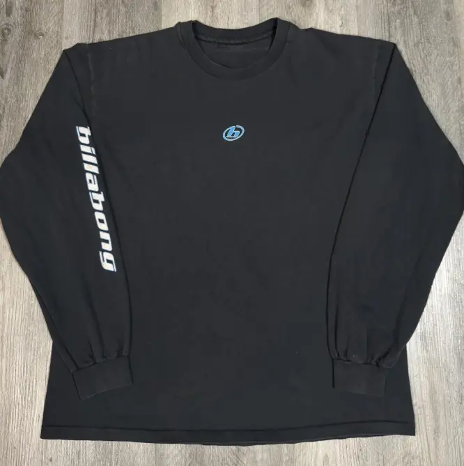 Vintage 90s Billabong Longsleeve Y2K, Hurley Men's Black Long Sleeve Tee