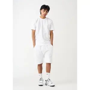 White T-Shirt And Short Set