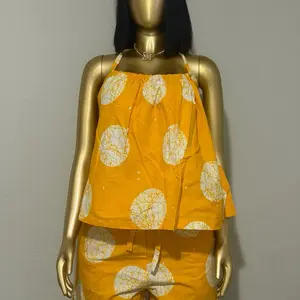 Women’s Printed Two-Piece Summer Set (Top & Shorts)