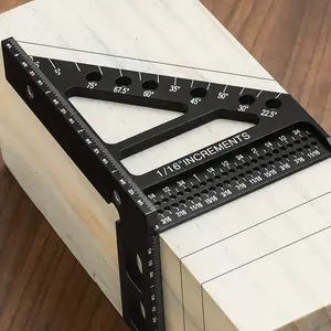 Triangular hole ruler, carpenter's marking ruler, square ruler, angle ruler, marking tool, bevel ruler and multifunctional square ruler.