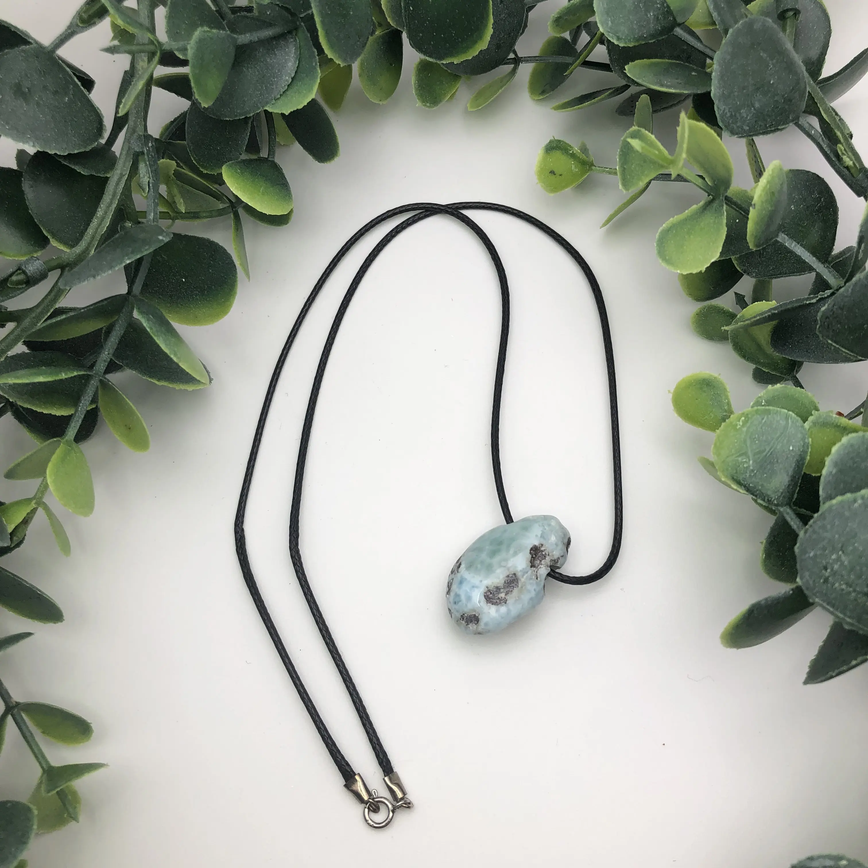 Larimar Pendant Necklace