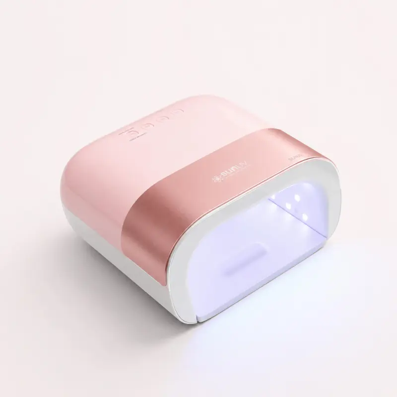 SUNUV SUN3 Professional UV LED Nail Dryer - Manicure Tech Light with 39 LED Beads, 365nm+405nm UV Chip, 2x Faster Curing, 10s/30s/60s Smart Memory, Low Heat Mode, Sensitive Skin-Friendly, Auto Sensor, All Gels Compatible, 5-Finger Cure, AC Adapter