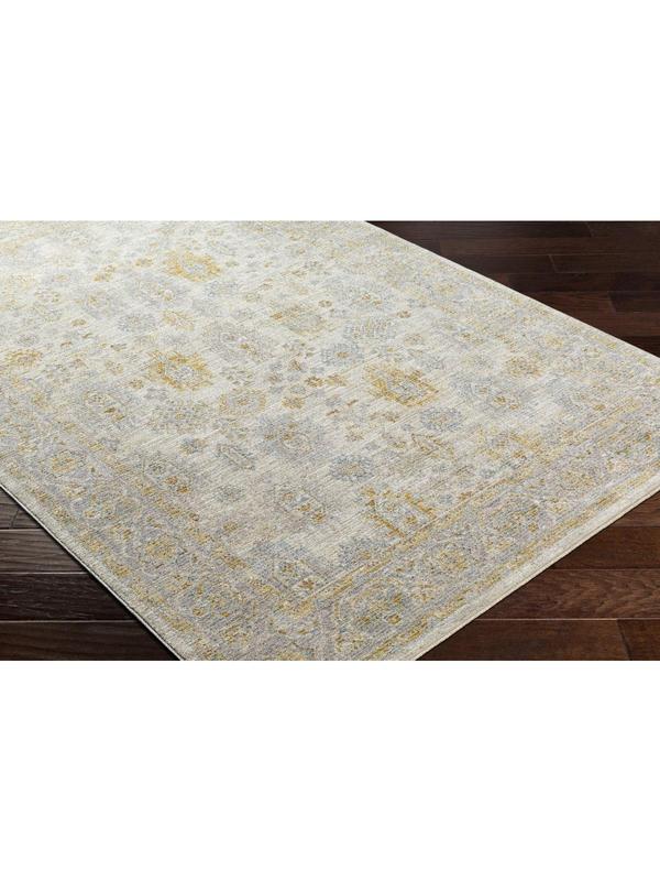 Livabliss Avant AVT2353-67RD Durable Traditional Decorative Round Shape Area Rug, 6 ft 7 in x 6 ft 7 in Machine-Woven High-Traffic Polyester Face Rug for Sports & Equestrian Outdoor Use