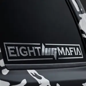 Sleek Boxed ELM Decal,  2-Pack Options - 7 Sizes - Window Graphic, Car, Truck, SUV, Diesel, DIY, Vehicle Exterior Decoration