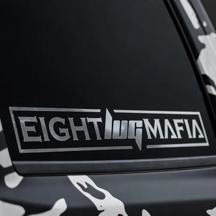 Sleek Boxed ELM Decal - 7 Sizes - Easy to Apply - Durable Outdoor Vinyl Decal Sticker