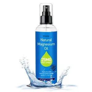 Natural Magnesium Oil Spray for Feet 8oz Size(25mg Magnesium Per Spray)-Rapidly Absorption,Quick Drying Without Residue,Gentle to The Skin-Unflavored Body Care Lavender Vanilla Comfort Cosmetic Aroma