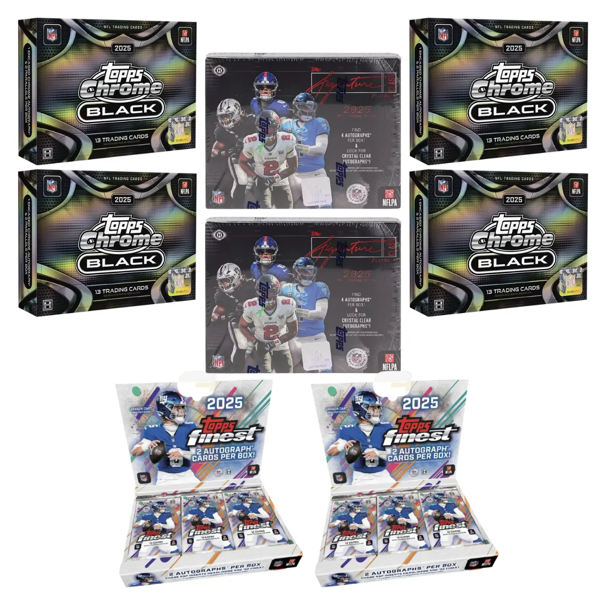 #2681: 2025 Topps Football 8 Box Mixer Pick Your Team Break