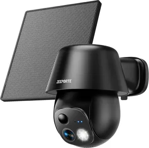 WiFi Security Camera with Solar Panel, Wireless Outdoor, Camera for Home Security, 2K HD,PIR Motion Detection, Color Night Vision, Waterproof